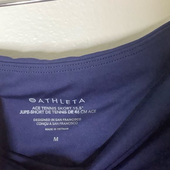 < Athleta Ace Tennis Skort 15.5” Size Medium > - Picture 5 of 6